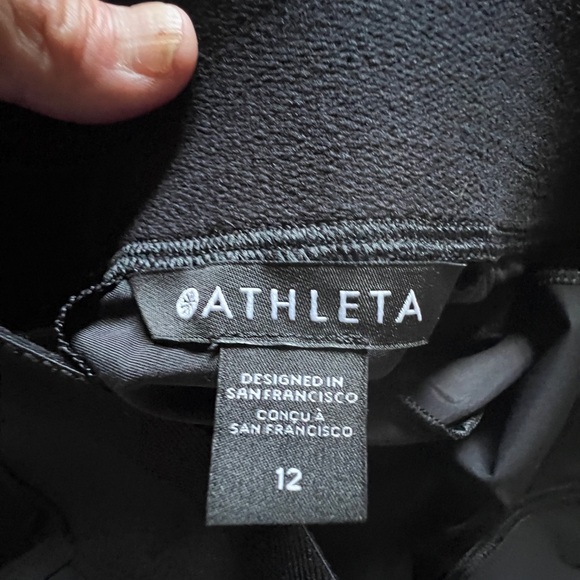 Athleta Cosmic Wrap Pants Black Size 12 - Picture 4 of 10